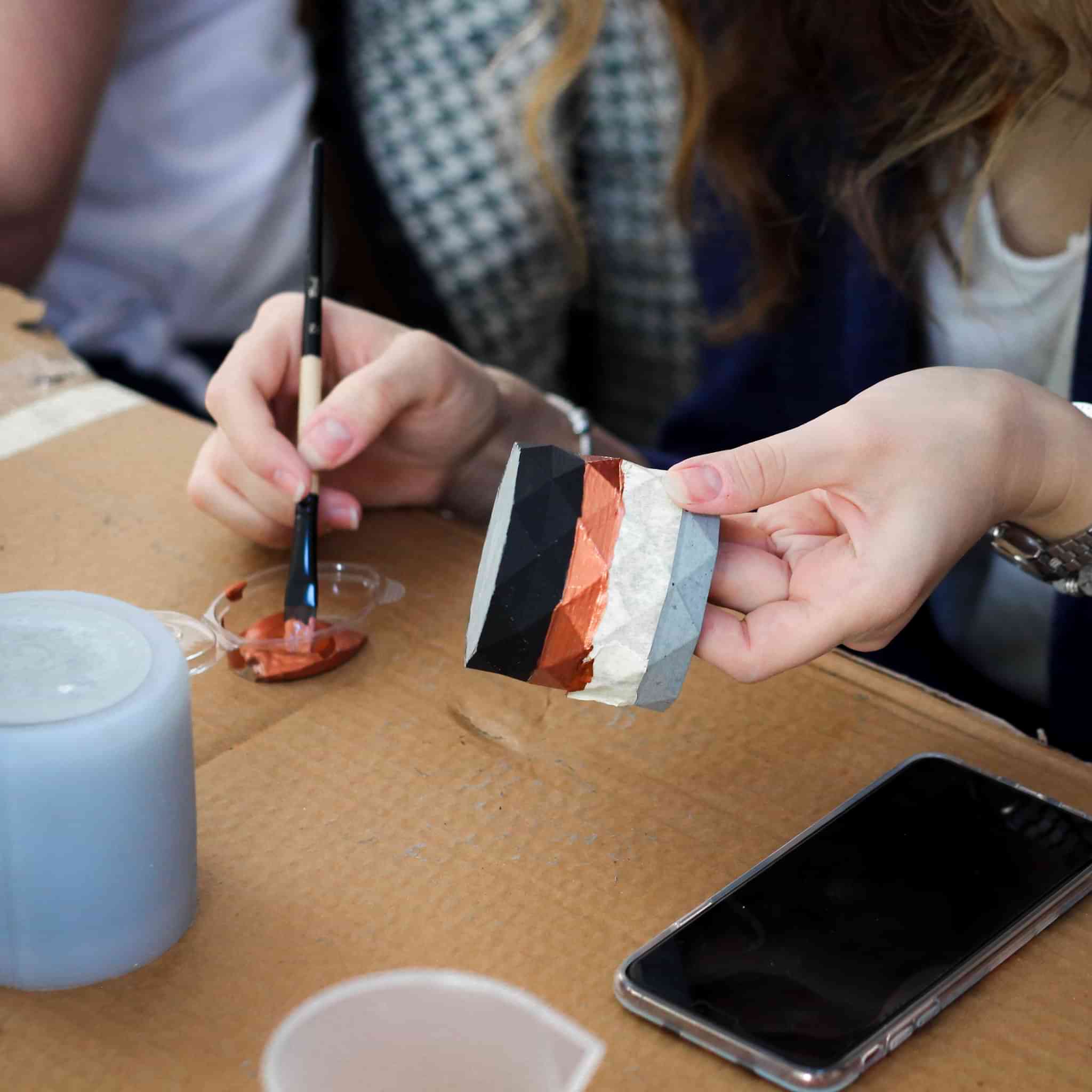 Kreatif Atölye Beton Saksı Sukulent Atölyesi (9)