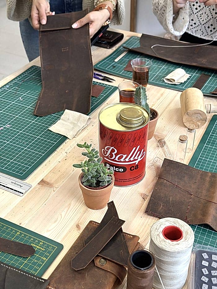 deri cüzdan atölye ankara workshop